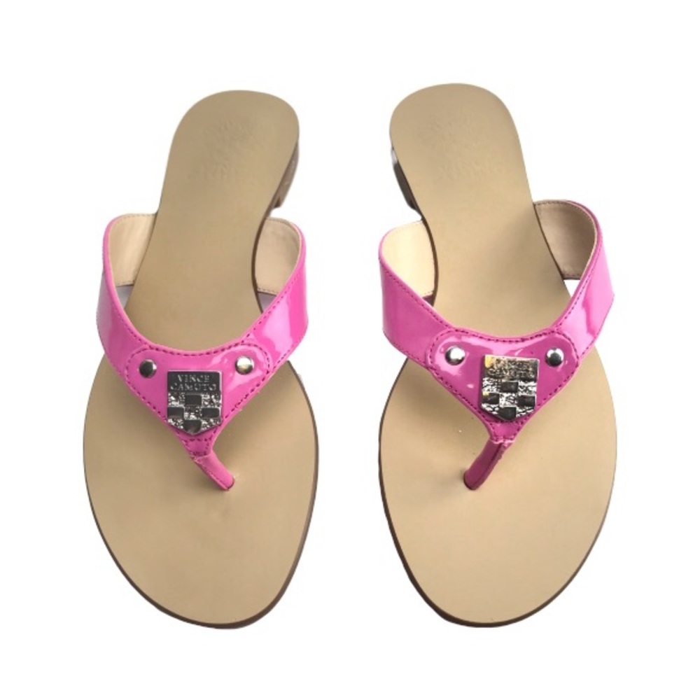 VINCE CAMUTO Flip Flops Shocking Pink Jo-Vacini